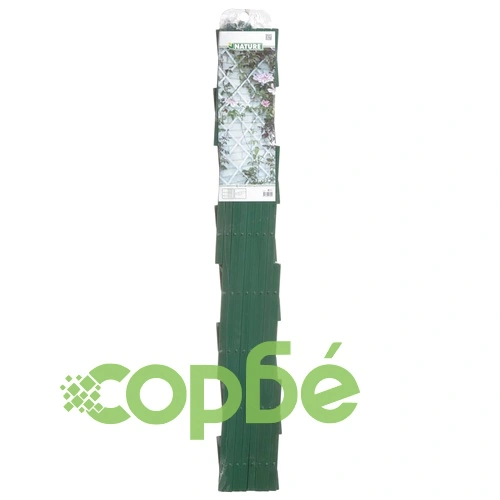Nature 2 бр градински решетки за цветя, 100x200 см, PVC, зелени ➤ топ цена ➤ sorbe.bg