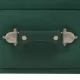 Пейка с чекмеджета, 80 см, зелено кадифе