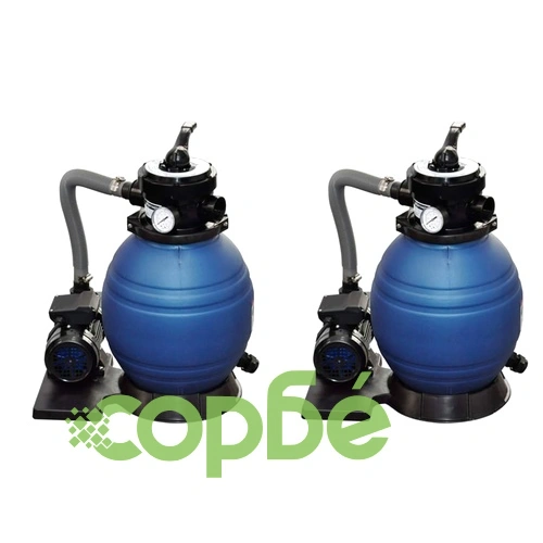 Пясъчни филтърни помпи, 2 бр, 400 W, 11000 л/ч  ➤ топ цена ➤ sorbe.bg