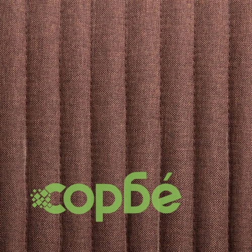 Трапезни столове, 6 бр, кафяви, текстил ➤ топ цена ➤ sorbe.bg