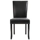 277159  Dining Chairs 6 pcs Black Faux Leather (3x249039)
