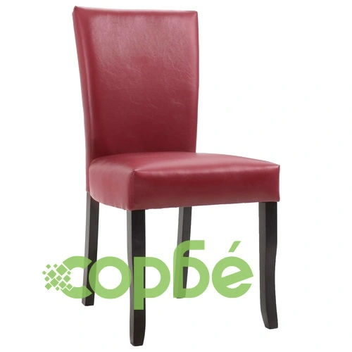277165  Dining Chairs 6 pcs Wine Red Faux Leather (3x249042) ➤ топ цена ➤ sorbe.bg