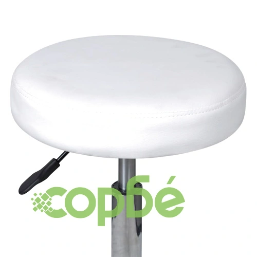 Офис табуретки, 2 бр, бели, 35,5x84 см, изкуствена кожа ➤ топ цена ➤ sorbe.bg