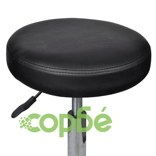 Офис табуретки, 2 бр, черни, 35,5x84 см, изкуствена кожа ➤ топ цена ➤ sorbe.bg