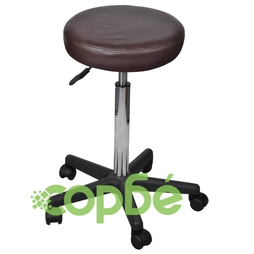 Офис табуретки, 2 бр, кафяви, 35,5x84 см, изкуствена кожа ➤ топ цена ➤ sorbe.bg