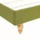 Легло с матрак от мемори пяна, зелено, плат, 120x200 см