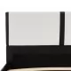 Легло с матрак от мемори пяна, изкуствена кожа, 90x200 см