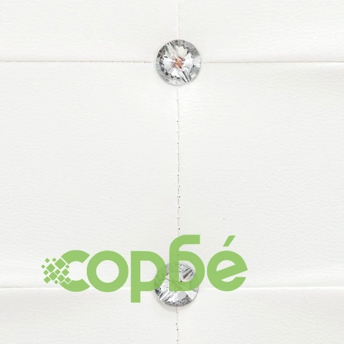 Легло с мемори матрак, бяло, изкуствена кожа, 180x200 см ➤ топ цена ➤ sorbe.bg