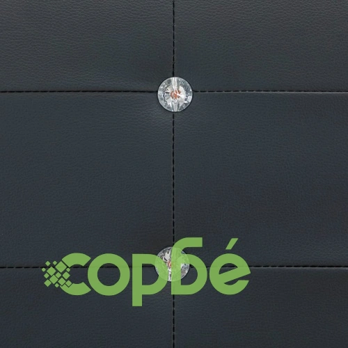 Легло с мемори матрак, черно, изкуствена кожа, 140x200 см ➤ топ цена ➤ sorbe.bg