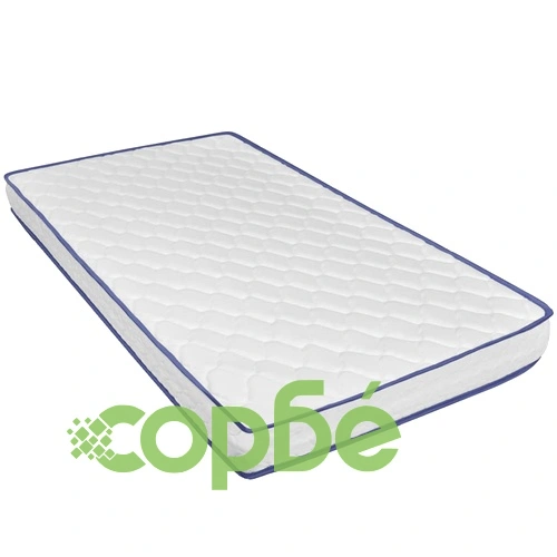 Легло с мемори матрак, черно, изкуствена кожа, 140x200 см ➤ топ цена ➤ sorbe.bg