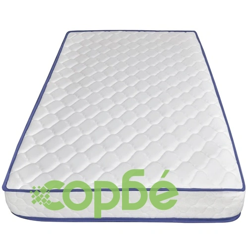 Легло с мемори матрак, сиво, изкуствена кожа, 180x200 см ➤ топ цена ➤ sorbe.bg