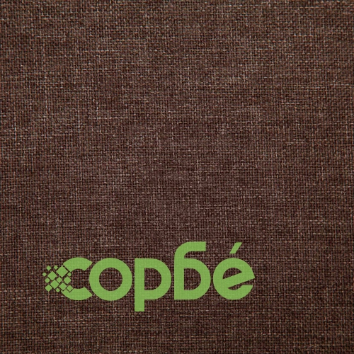 Трапезни столове, 6 бр, кафяви, текстил ➤ топ цена ➤ sorbe.bg