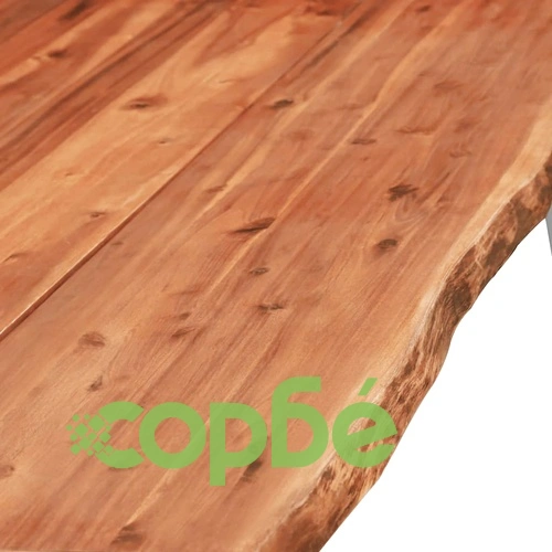 Трапезен комплект, 3 части, акация масив, кафяв ➤ топ цена ➤ sorbe.bg