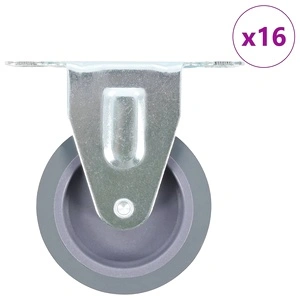 16 бр фиксирани колела, 75 мм