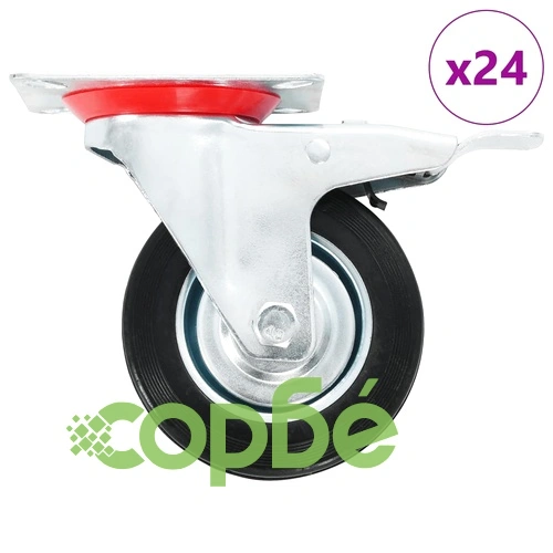 24 бр въртящи се колела, 100 мм ➤ топ цена ➤ sorbe.bg