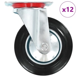 Въртящи се колела, 12 бр, 160 мм