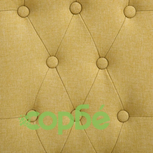 Трапезни столове, 6 бр, зелени, текстил ➤ топ цена ➤ sorbe.bg