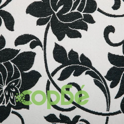 Трапезни столове, 6 бр, черни, текстил ➤ топ цена ➤ sorbe.bg