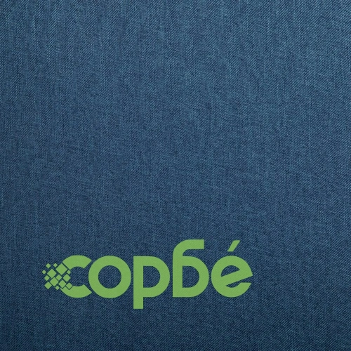 Трапезни столове, 6 бр, сини, текстил ➤ топ цена ➤ sorbe.bg