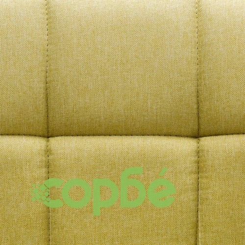 Въртящи се трапезни столове, 4 бр, зелени, плат ➤ топ цена ➤ sorbe.bg