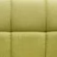 Въртящи се трапезни столове, 4 бр, зелени, плат