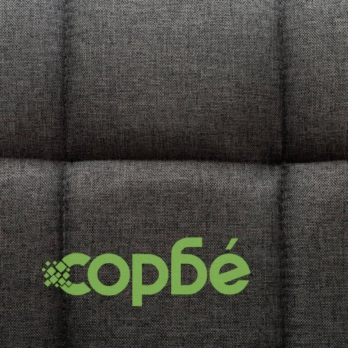 Въртящи се трапезни столове, 6 бр, тъмносиви, плат ➤ топ цена ➤ sorbe.bg