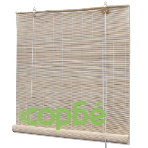 Естествени бамбукови ролетни щори 4 бр 120x160 см ➤ топ цена ➤ sorbe.bg
