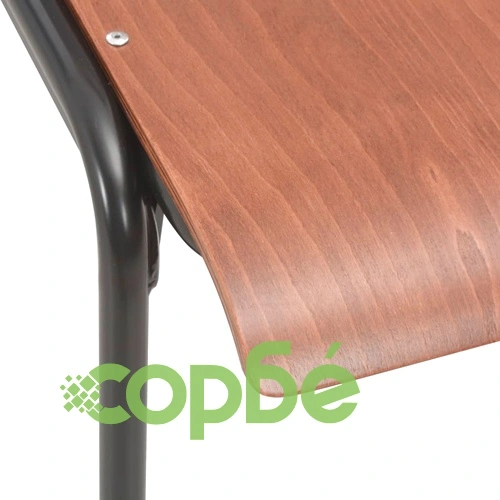 Трапезни столове, 6 бр, кафяви, шперплат ➤ топ цена ➤ sorbe.bg