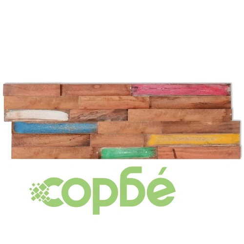 Стенни облицовъчни панели, 20 бр, тик, 2 м² ➤ топ цена ➤ sorbe.bg