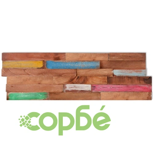 Стенни облицовъчни панели, 20 бр, тик, 2 м² ➤ топ цена ➤ sorbe.bg