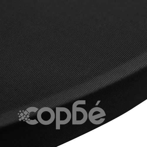 Покривки за коктейлни маси, 60 см, черни, еластични, 4 бр ➤ топ цена ➤ sorbe.bg