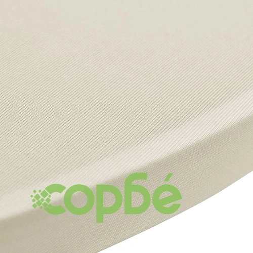 Покривки за коктейлни маси, 70 см, кремави, еластични, 4 бр ➤ топ цена ➤ sorbe.bg