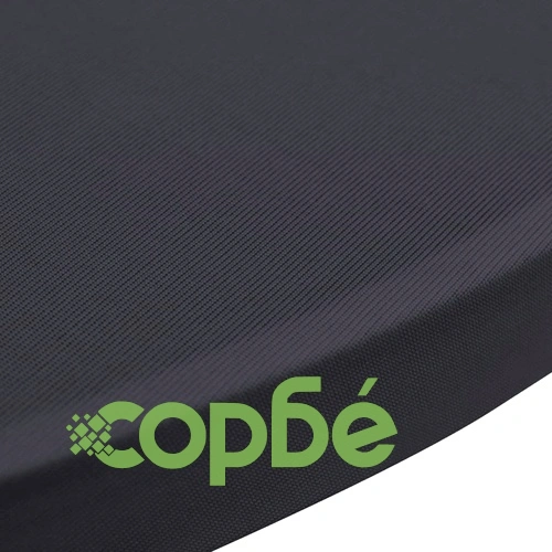 Покривки за маси, еластични, 4 бр, 80 см, антрацитно черно ➤ топ цена ➤ sorbe.bg