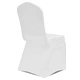 Калъфи за столове, разтегателни, бели, 12 бр