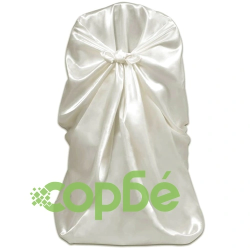 Сватбени калъфи за столове, 12 бр, кремави ➤ топ цена ➤ sorbe.bg