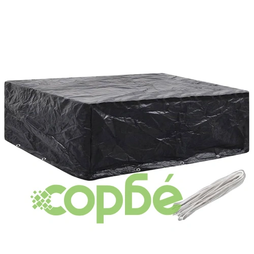 Покривала за градински мебели 2 бр 8 капси 250x210x90 см ➤ топ цена ➤ sorbe.bg