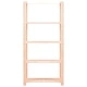 5-етажни стелажи, 2 бр, 80x38x170 см, бор масив, 250 кг