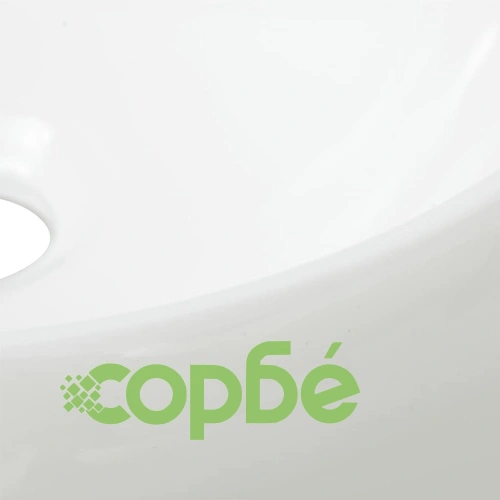 Комплект мебели за баня от две части, керамика, сив ➤ топ цена ➤ sorbe.bg