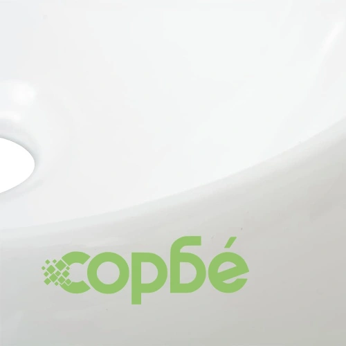 Комплект мебели за баня от две части, керамика, дъб ➤ топ цена ➤ sorbe.bg