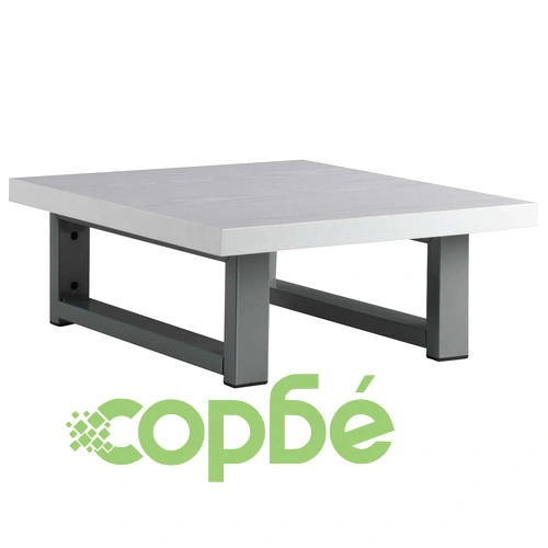 Комплект мебели за баня от две части, керамика, бял ➤ топ цена ➤ sorbe.bg