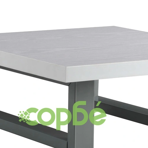 Комплект мебели за баня от две части, керамика, бял ➤ топ цена ➤ sorbe.bg