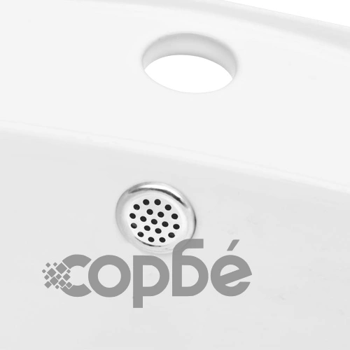 Комплект мебели за баня от три части, керамика, сив ➤ топ цена ➤ sorbe.bg