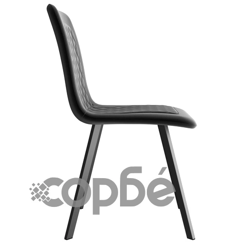 Трапезни столове, 6 бр, черни, кадифе ➤ топ цена ➤ sorbe.bg