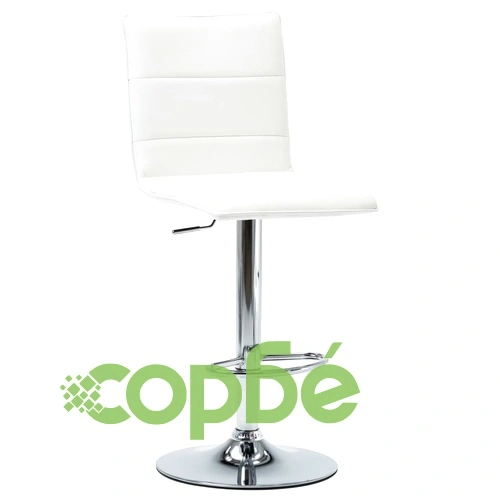 Бар комплект от 3 части, изкуствена кожа, бял ➤ топ цена ➤ sorbe.bg