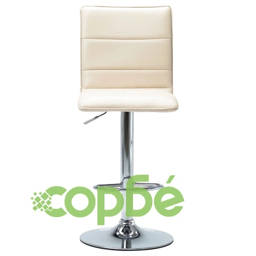 Бар комплект от 3 части, изкуствена кожа, бял ➤ топ цена ➤ sorbe.bg