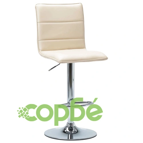 Бар комплект от 3 части, изкуствена кожа, бял ➤ топ цена ➤ sorbe.bg