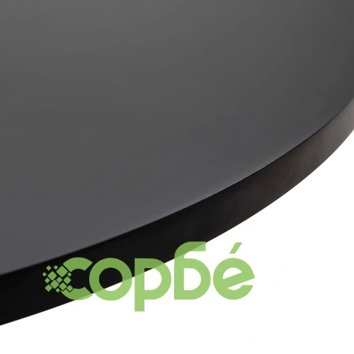 Бар комплект от 3 части, изкуствена кожа, черен ➤ топ цена ➤ sorbe.bg