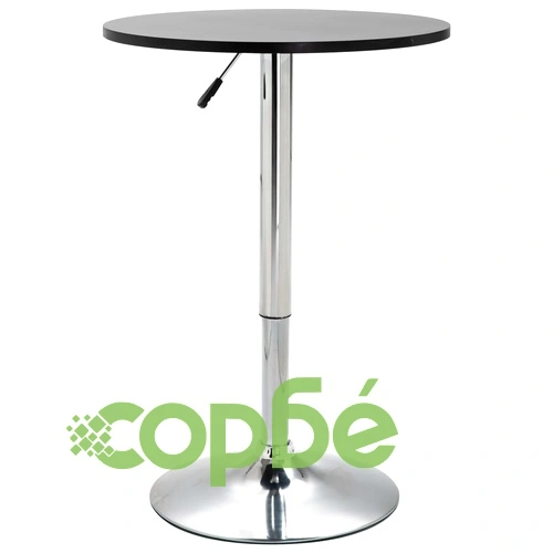 Бар комплект от 3 части, изкуствена кожа, черен ➤ топ цена ➤ sorbe.bg