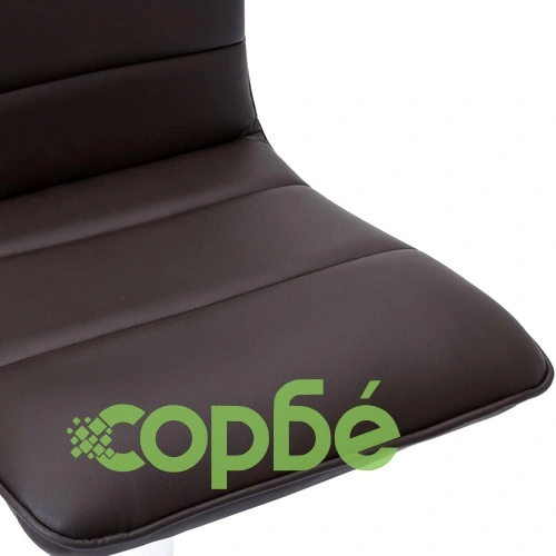 Бар комплект от 3 части, изкуствена кожа, бял ➤ топ цена ➤ sorbe.bg