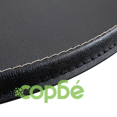 Бар комплект от 3 части, изкуствена кожа, черен ➤ топ цена ➤ sorbe.bg